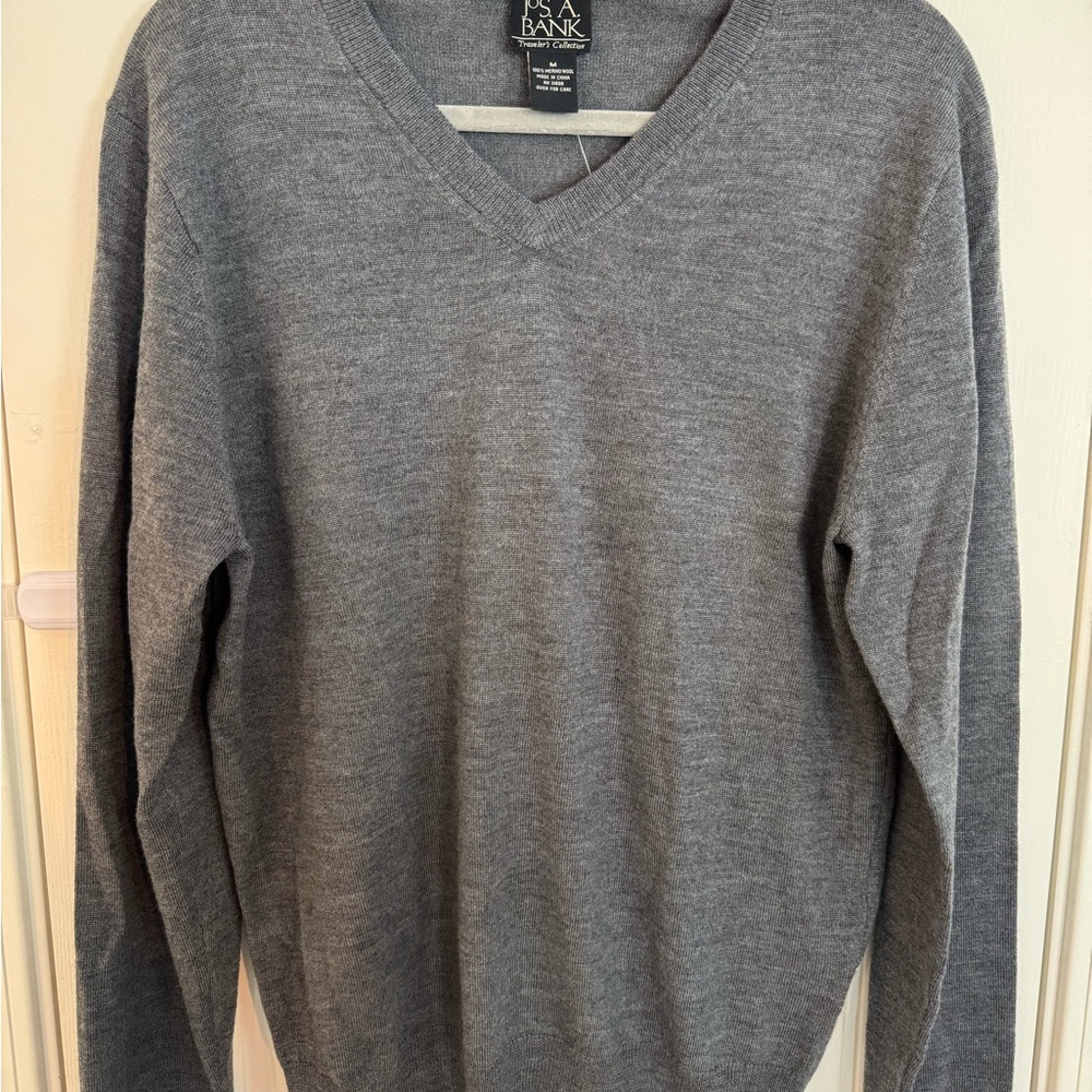 Men's Gray Sweater by Jos. A. Bank